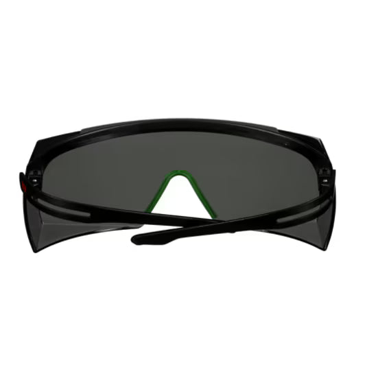 3M™ SecureFit™ 3700 Overzetbril, zwarte veren, krasbestendige, IR 3.0 grijze lens, SF3730AS-BLK, 20/doos