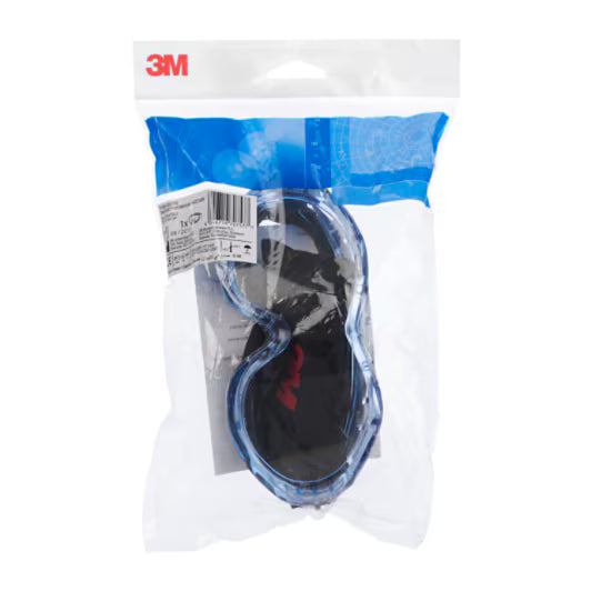 3M™ Fahrenheit™ Ruimzichtbril, helmversie, met foamrand, afgedicht, condenswerende, heldere acetaatlens, 71360-00017, 10/doos