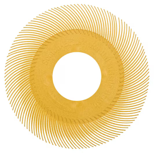 Scotch-Brite™ Radial Bristle Brush BB-ZB with adapter, Type C, 152 mm x 11.11 mm x 25.4 mm, P80
