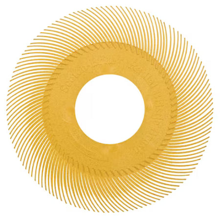 Scotch-Brite™ Radial Bristle Brush BB-ZB with adapter, Type C, 152 mm x 11.11 mm x 25.4 mm, P80