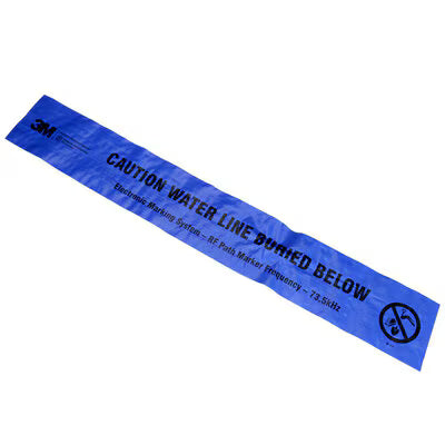 3M™ EMS Warning Tape (Electronic Marking System) 7903, blue, 152 mm, water, 152 m roll, 1 roll/box