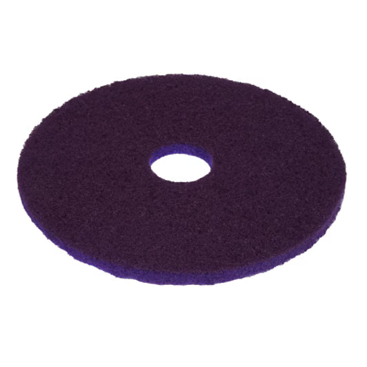 Scotch-Brite™ Diamond Floor Pads, Purple, 380 mm, 5/Case