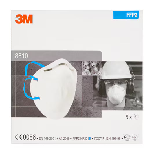3M™ Stofmasker, FFP2, zonder ventiel, 8810