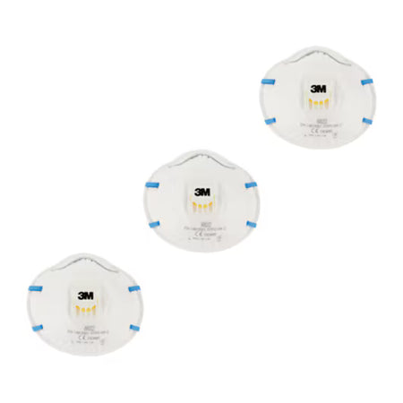 3M™ Cool Flow™ Dust Mask 8822, FFP2 NR D, with valve, 3/pack
