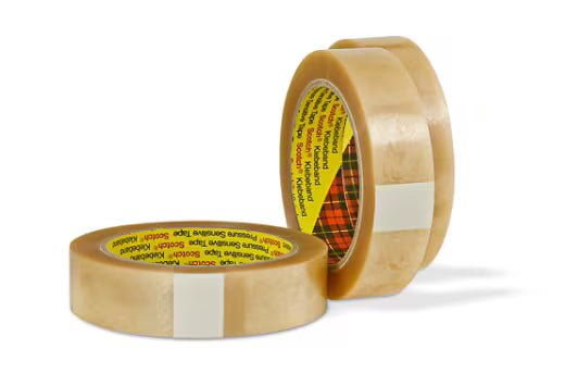 Scotch® High-Performance PVC Box Sealing Tape 6890, Clear, 19 mm x 66 m