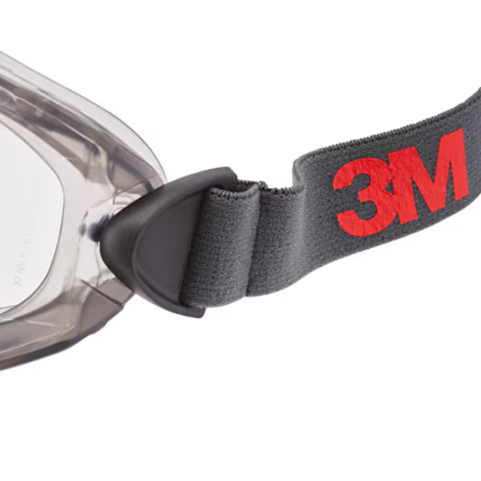 3M™ Wide Vision Goggles Series 2890, indirect ventilation, Scotchgard™ anti-fog/anti-scratch coating (K&amp;N), clear lens, 2891-SGAF