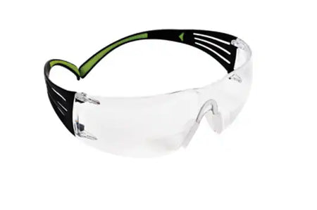 3M™ SecureFit™ 400 Veiligheidsleesbril, zwart/groen montuur, antikras/anticondens, heldere +1.5 lenzen, SF415AS/AF-EU, 20/doos