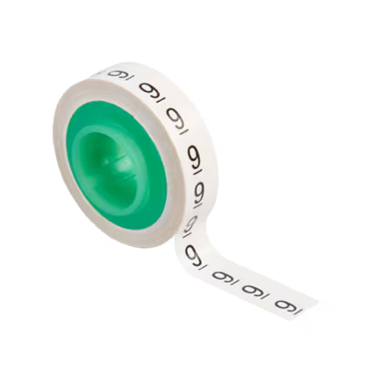3M™ ScotchCode™ SDR-9 Kabelmarkering Navulrollen, Nummer "9", 3x Blisterverpakking