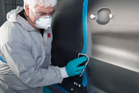 3M™ Flexibele Hookit™ Schuurvellen 270J, 140 mm x 171 mm, P400, 34337