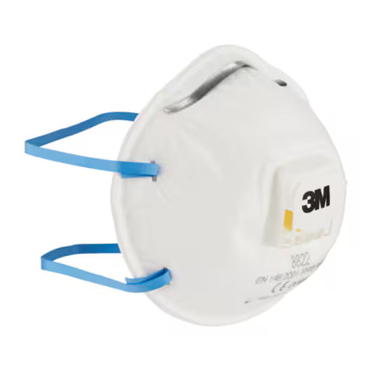 3M™ Cool Flow™ Dust Mask 8822, FFP2 NR D, with valve, 3/pack