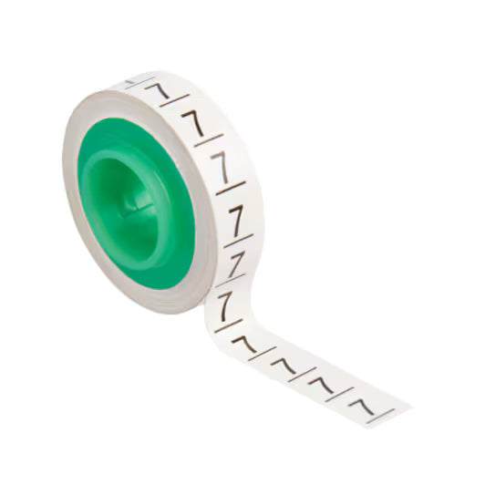 3M™ ScotchCode™ SDR-7 Cable Marking Refill Rolls, Number "7", 10x Retail Packaging