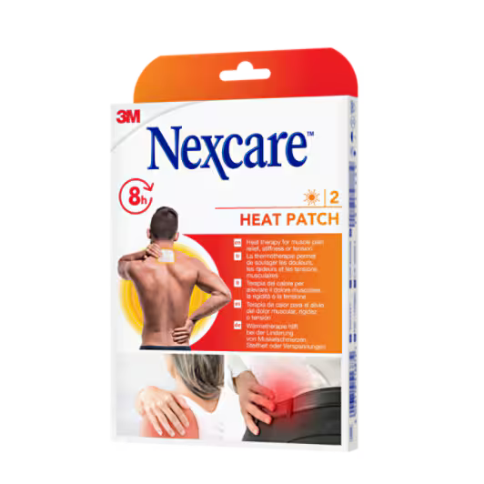 Nexcare™ Heating Pad, 9.5 cm x 13 cm, 2/pack