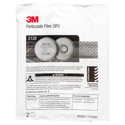 3M™ Particulate Filter, P2 R, 2128