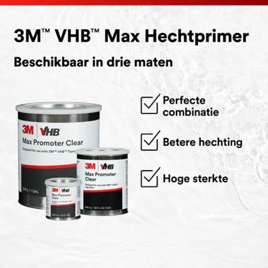 3M™ VHB™ Tape Max-Adhesion Primer, Clear, 946.4 ml