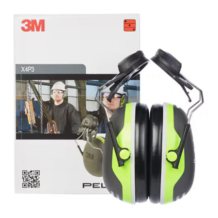 3M™ PELTOR™ Gehoorkappen, Hi-Viz, helmbevestiging, X4P3