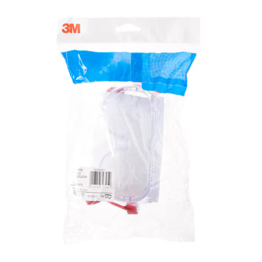 3M™ Wide-Vision Goggles Series 4700, direct ventilated, clear polycarbonate lens, 71359-00000, 200/box