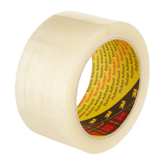 Scotch® Dozensluittape 371, Transparant, 50 mm x 66 m