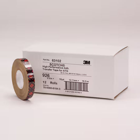Scotch® ATG Transfer Tape 926, Transparant, 6 mm x 33 m, 0.13 mm