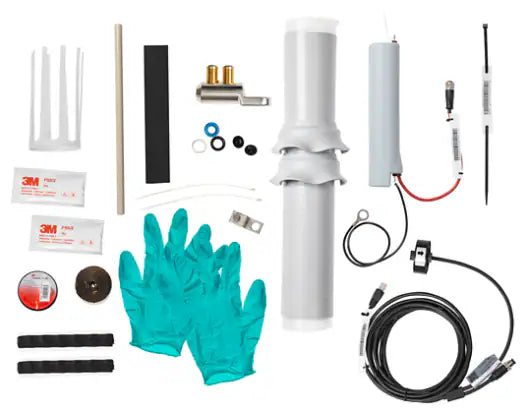 3M™ 93-EES 622-1 QTS Sensor-Scheidbare Stekker, 1 Aderig, Ellebog, 300 A, 12/20 kV Binnenhuis, 1x 70 - 240 mm², ENEL