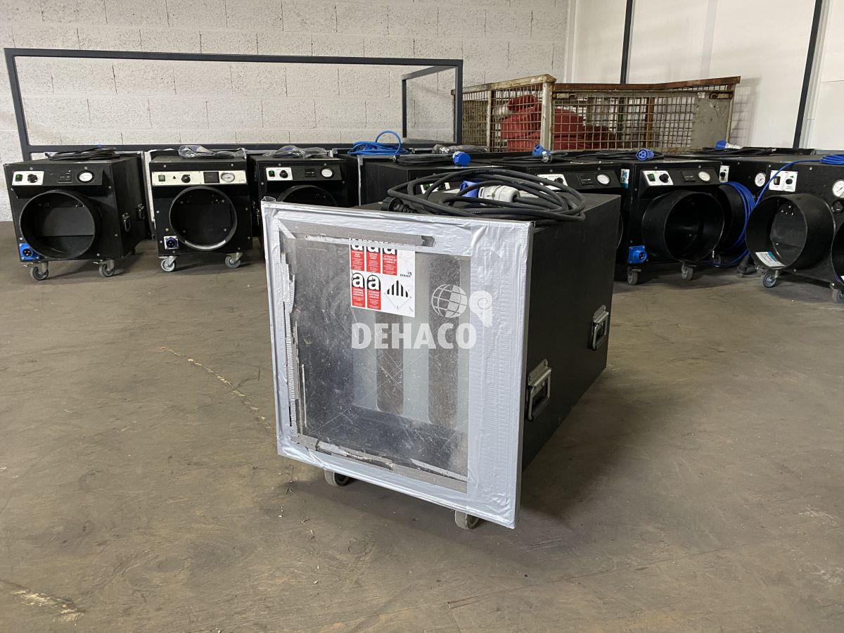 Gebruikte DEH2000 Onderdrukmachine, 1-delig, uitblaaszijde achterzijde