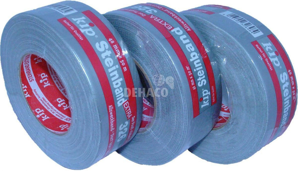 Kip 326 duct tape 48 mm x 50 meter grijs