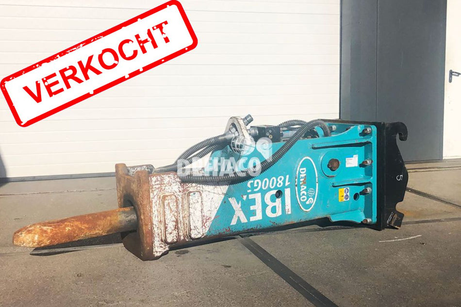 Occasion: IBEX 1800GS sloophamer 18 - 25 ton (VERKOCHT)