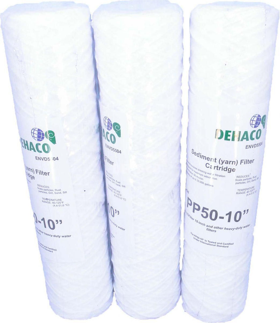 Water filter cartridge 50 micron, 20 inch length